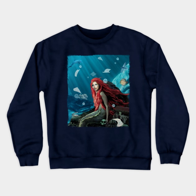 Pandora's Aquarium Crewneck Sweatshirt by damonthead